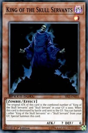 King of the Skull Servants (SBLS-EN031) - Speed Duel: Arena of Lost Souls 1st Edition Speed Duel: Arena of Lost Souls Yugioh Single  Squirtle Squad Card Shop.