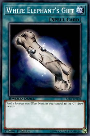 White Elephant's Gift (SBLS-EN040) - Speed Duel: Arena of Lost Souls 1st Edition Speed Duel: Arena of Lost Souls Yugioh Single  Squirtle Squad Card Shop.