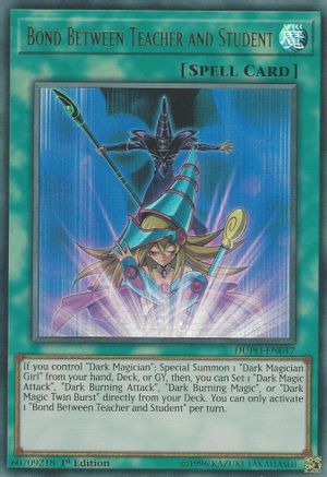Bond Between Teacher and Student (DUPO-EN017) - Duel Power 1st Edition Duel Power Yugioh Single  Squirtle Squad Card Shop.