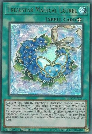 Trickstar Magical Laurel (DUPO-EN022) - Duel Power 1st Edition Duel Power Yugioh Single  Squirtle Squad Card Shop.