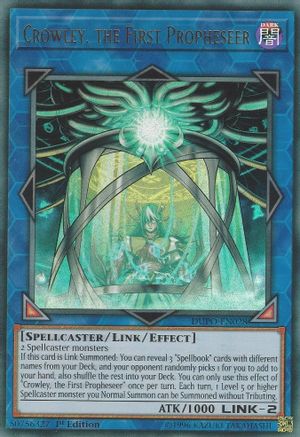 Crowley, the First Propheseer (DUPO-EN028) - Duel Power Unlimited Duel Power Yugioh Single  Squirtle Squad Card Shop.