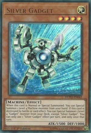 Silver Gadget (DUPO-EN042) - Duel Power 1st Edition Duel Power Yugioh Single  Squirtle Squad Card Shop.