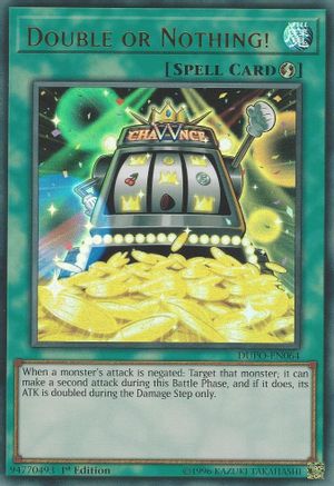 Double or Nothing! (DUPO-EN064) - Duel Power 1st Edition Duel Power Yugioh Single  Squirtle Squad Card Shop.