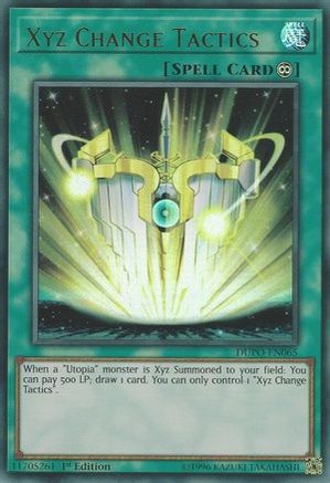 Xyz Change Tactics (DUPO-EN065) - Duel Power Unlimited Duel Power Yugioh Single  Squirtle Squad Card Shop.
