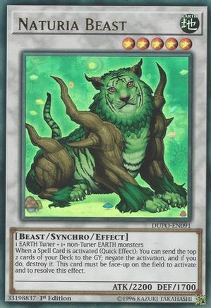 Naturia Beast (DUPO-EN091) - Duel Power 1st Edition Duel Power Yugioh Single  Squirtle Squad Card Shop.