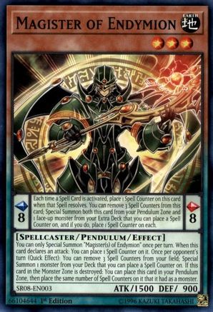 Magister of Endymion (SR08-EN003) - Structure Deck: Order of the Spellcasters 1st Edition Structure Deck: Order of the Spellcasters Yugioh Single  Squirtle Squad Card Shop.