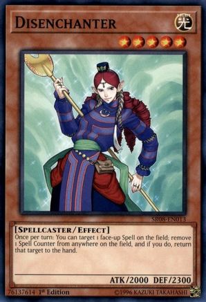 Disenchanter (SR08-EN013) - Structure Deck: Order of the Spellcasters 1st Edition Structure Deck: Order of the Spellcasters Yugioh Single  Squirtle Squad Card Shop.