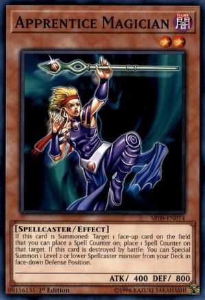 Apprentice Magician (SR08-EN014) - Structure Deck: Order of the Spellcasters 1st Edition Structure Deck: Order of the Spellcasters Yugioh Single  Squirtle Squad Card Shop.
