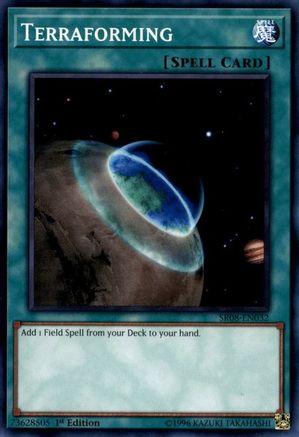 Terraforming (SR08-EN032) - Structure Deck: Order of the Spellcasters 1st Edition Structure Deck: Order of the Spellcasters Yugioh Single  Squirtle Squad Card Shop.