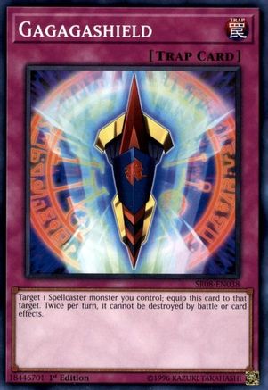 Gagagashield (SR08-EN038) - Structure Deck: Order of the Spellcasters 1st Edition Structure Deck: Order of the Spellcasters Yugioh Single  Squirtle Squad Card Shop.
