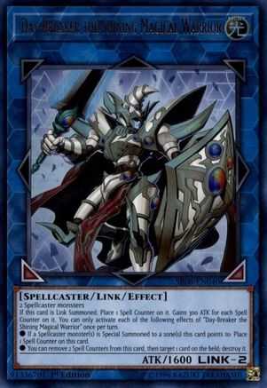 Day-Breaker the Shining Magical Warrior (SR08-EN040) - Structure Deck: Order of the Spellcasters 1st Edition Structure Deck: Order of the Spellcasters Yugioh Single  Squirtle Squad Card Shop.