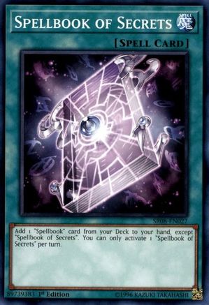 Spellbook of Secrets (SR08-EN027) - Structure Deck: Order of the Spellcasters 1st Edition Structure Deck: Order of the Spellcasters Yugioh Single  Squirtle Squad Card Shop.