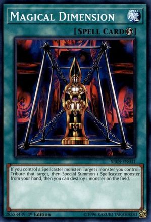 Magical Dimension (SR08-EN031) - Structure Deck: Order of the Spellcasters 1st Edition Structure Deck: Order of the Spellcasters Yugioh Single  Squirtle Squad Card Shop.