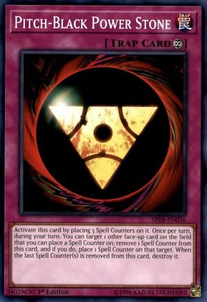 Pitch-Black Power Stone (SR08-EN036) - Structure Deck: Order of the Spellcasters 1st Edition Structure Deck: Order of the Spellcasters Yugioh Single  Squirtle Squad Card Shop.