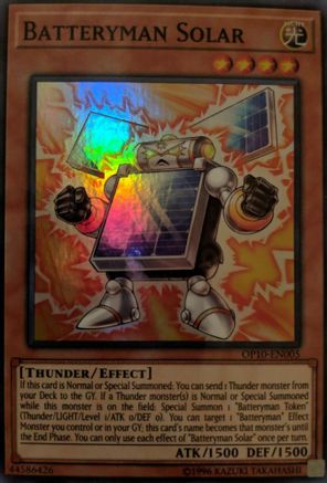Batteryman Solar (OP10-EN005) - OTS Tournament Pack 10 Unlimited OTS Tournament Pack 10 Yugioh Single  Squirtle Squad Card Shop.