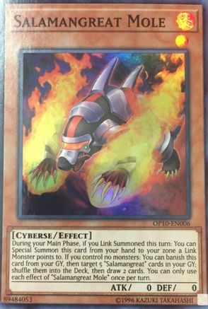 Salamangreat Mole (OP10-EN006) - OTS Tournament Pack 10 Unlimited OTS Tournament Pack 10 Yugioh Single  Squirtle Squad Card Shop.