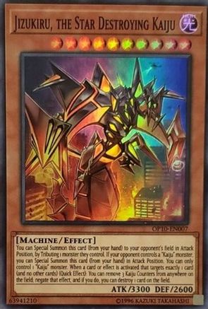 Jizukiru, the Star Destroying Kaiju (OP10-EN007) - OTS Tournament Pack 10 Unlimited OTS Tournament Pack 10 Yugioh Single  Squirtle Squad Card Shop.