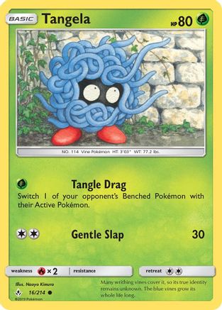 Tangela 016/214 - SM  Unbroken Bonds - Common
