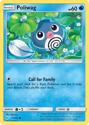 Poliwag 037/214 - SM  Unbroken Bonds - Common