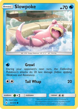 Slowpoke 042/214 - SM  Unbroken Bonds - Common