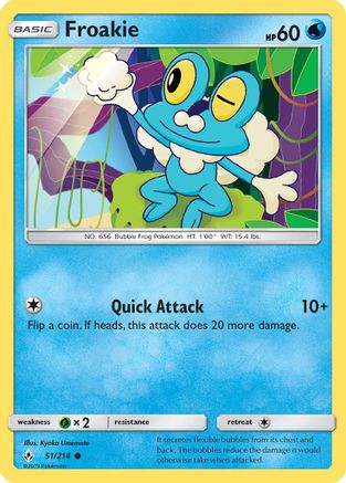Froakie 051/214 - SM  Unbroken Bonds - Common