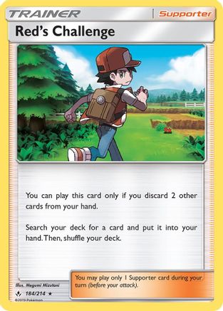 Red's Challenge 184  - Reverse Holofoil SM  Unbroken Bonds - Holo Rare SM - Unbroken Bonds Pokemon Single  Squirtle Squad Card Shop.
