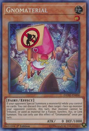 Gnomaterial (DANE-EN000) - Dark Neostorm Unlimited Dark Neostorm Yugioh Single  Squirtle Squad Card Shop.