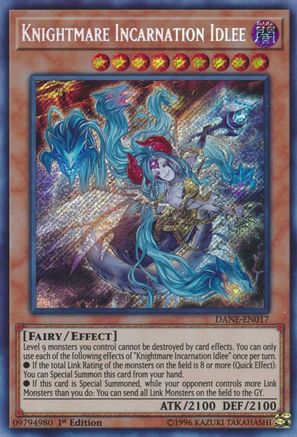 Knightmare Incarnation Idlee (DANE-EN017) - Dark Neostorm Unlimited Dark Neostorm Yugioh Single  Squirtle Squad Card Shop.