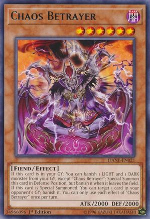 Chaos Betrayer (DANE-EN021) - Dark Neostorm Unlimited Dark Neostorm Yugioh Single  Squirtle Squad Card Shop.