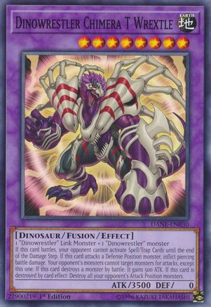 Dinowrestler Chimera T Wrextle (DANE-EN030) - Dark Neostorm Unlimited Dark Neostorm Yugioh Single  Squirtle Squad Card Shop.