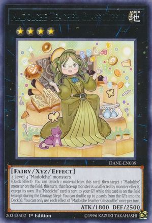 Madolche Teacher Glassouffle (DANE-EN039) - Dark Neostorm 1st Edition Dark Neostorm Yugioh Single  Squirtle Squad Card Shop.