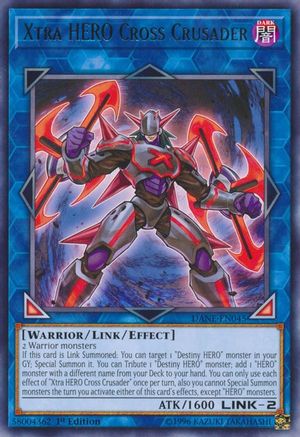 Xtra HERO Cross Crusader (DANE-EN045) - Dark Neostorm 1st Edition Dark Neostorm Yugioh Single  Squirtle Squad Card Shop.
