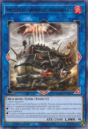 Amphibious Swarmship Amblowhale (DANE-EN050) - Dark Neostorm Unlimited Dark Neostorm Yugioh Single  Squirtle Squad Card Shop.