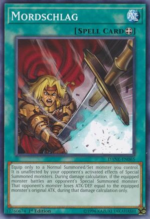 Mordschlag (DANE-EN065) - Dark Neostorm 1st Edition Dark Neostorm Yugioh Single  Squirtle Squad Card Shop.