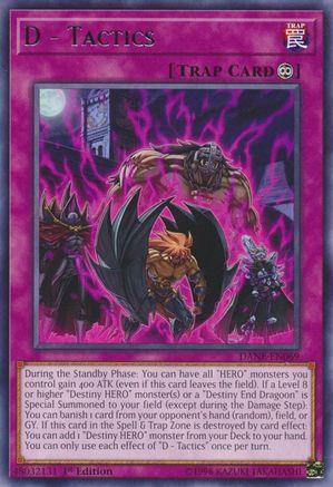 D - Tactics (DANE-EN069) - Dark Neostorm 1st Edition Dark Neostorm Yugioh Single  Squirtle Squad Card Shop.