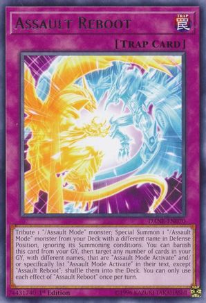 Assault Reboot (DANE-EN070) - Dark Neostorm 1st Edition Dark Neostorm Yugioh Single  Squirtle Squad Card Shop.
