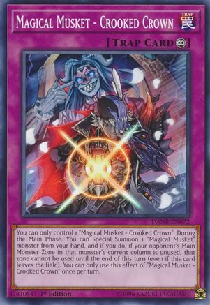 Magical Musket - Crooked Crown (DANE-EN072) - Dark Neostorm 1st Edition Dark Neostorm Yugioh Single  Squirtle Squad Card Shop.