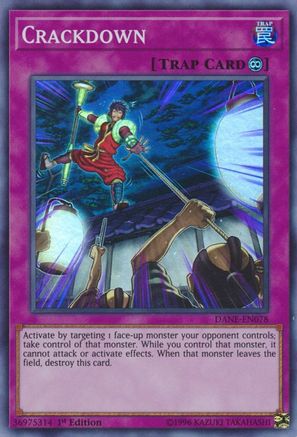 Crackdown (DANE-EN078) - Dark Neostorm Unlimited Dark Neostorm Yugioh Single  Squirtle Squad Card Shop.