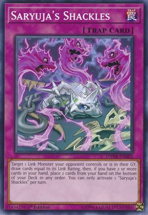 Saryuja's Shackles (DANE-EN082) - Dark Neostorm 1st Edition Dark Neostorm Yugioh Single  Squirtle Squad Card Shop.