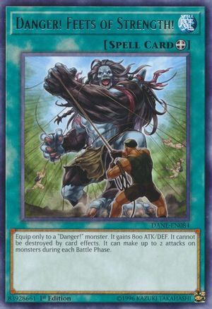 Danger! Feets of Strength! (DANE-EN084) - Dark Neostorm 1st Edition Dark Neostorm Yugioh Single  Squirtle Squad Card Shop.