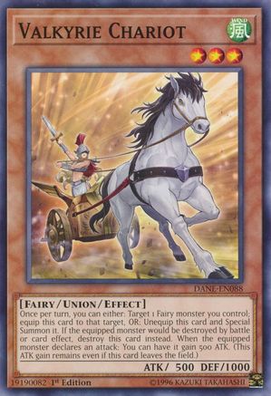Valkyrie Chariot (DANE-EN088) - Dark Neostorm Unlimited Dark Neostorm Yugioh Single  Squirtle Squad Card Shop.