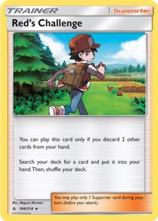 Red's Challenge - 184/214 (SM - Unbroken Bonds)/214  Deck Exclusives - Rare Deck Exclusives Pokemon Single  Squirtle Squad Card Shop.