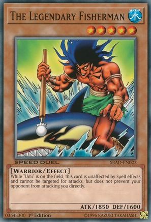 The Legendary Fisherman (SBAD-EN023) - Speed Duel: Attack from the Deep 1st Edition Speed Duel: Attack from the Deep Yugioh Single  Squirtle Squad Card Shop.