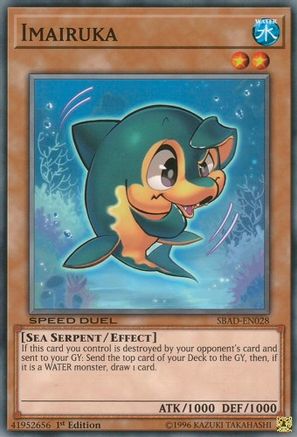 Imairuka (SBAD-EN028) - Speed Duel: Attack from the Deep 1st Edition Speed Duel: Attack from the Deep Yugioh Single  Squirtle Squad Card Shop.