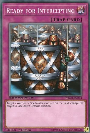 Ready for Intercepting (SBAD-EN044) - Speed Duel: Attack from the Deep 1st Edition Speed Duel: Attack from the Deep Yugioh Single  Squirtle Squad Card Shop.