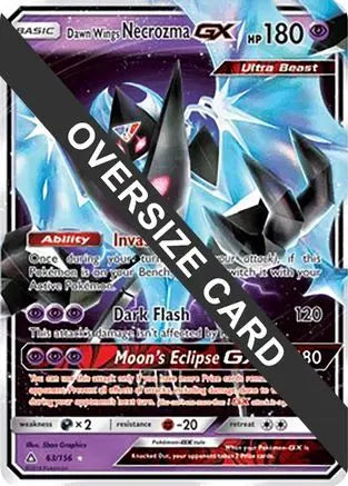 Dawn Wings Necrozma GX - 63/156 (Ultra Prism)/156  - Holofoil Jumbo Cards - Promo