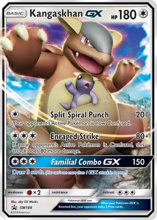 Kangaskhan GX SM188  - Holofoil SM Promos - Promo SM Promos Pokemon Single  Squirtle Squad Card Shop.
