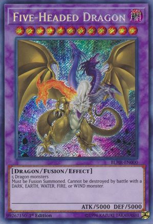 Five-Headed Dragon (BLHR-EN000) - Battles of Legend: Hero's Revenge 1st Edition Battles of Legend: Hero's Revenge Yugioh Single  Squirtle Squad Card Shop.