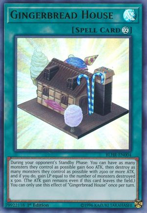 Gingerbread House (BLHR-EN004) - Battles of Legend: Hero's Revenge 1st Edition Battles of Legend: Hero's Revenge Yugioh Single  Squirtle Squad Card Shop.