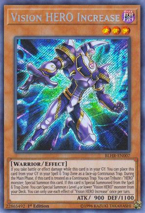 Vision HERO Increase (BLHR-EN007) - Battles of Legend: Hero's Revenge 1st Edition Battles of Legend: Hero's Revenge Yugioh Single  Squirtle Squad Card Shop.